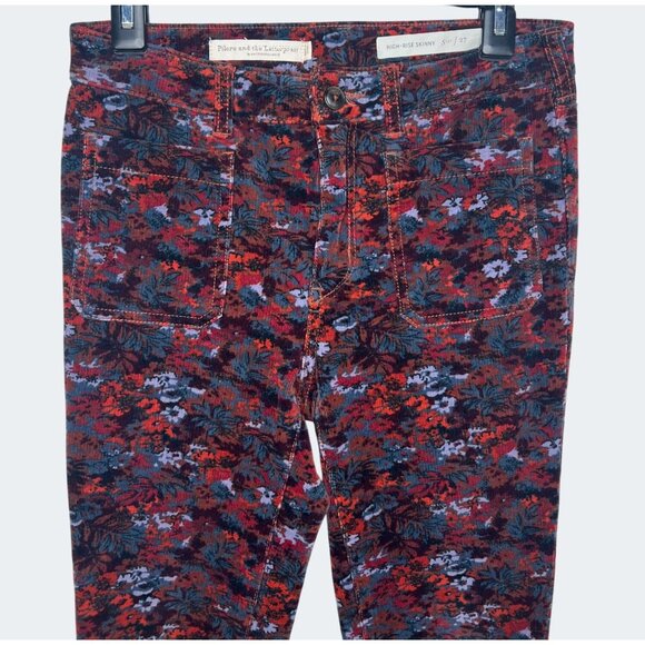 Pilcro & The Letterpress High-Rise Skinny Jeans Floral Print Size 27 - Picture 12 of 16
